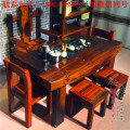 仿古老船木茶桌椅组合中式功夫茶台茶几阳台小型茶桌客厅实木家具