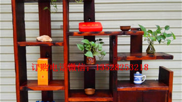  船木货架 船木展架 船木置物架 博古架 多宝架订制
