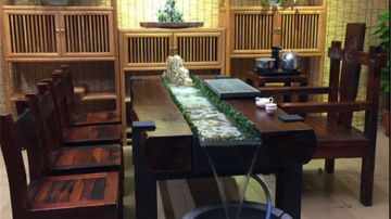 老船木茶台茶桌茶几适用别墅会所星级酒店