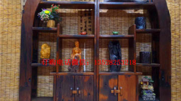  船木货架 船木展架 船木置物架 博古架 多宝架订制