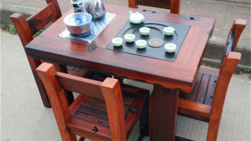 老船木茶桌椅组合功夫茶台船木茶桌船木茶几