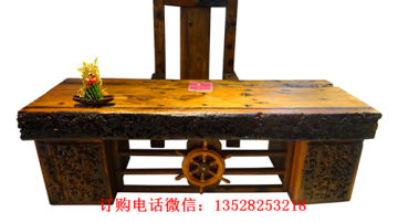 厂家直销老船木办公桌