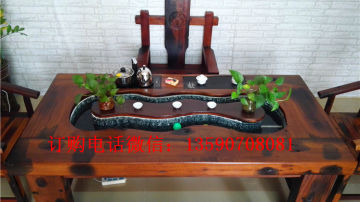 老船木茶桌,船木茶桌椅组合,实木功夫茶桌