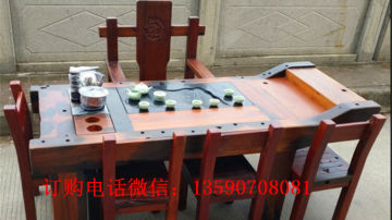 老船木茶桌,船木茶桌椅组合,实木功夫茶桌