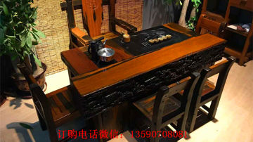 老船木茶台新款无油漆茶台船木茶几船木茶桌 