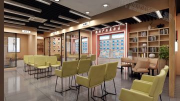 视光中心_眼镜店装修_时代传美眼镜店展柜