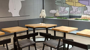 厦门欣百恒主题咖啡厅休闲吧台桌酒吧椅卡座沙发全店家具定制