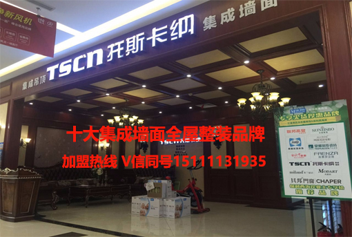 加盟代理集成墙面，用心选择品牌！