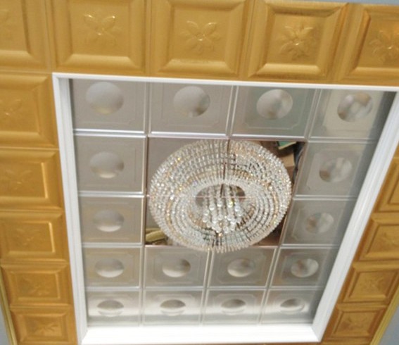 金树根莲花铝扣板