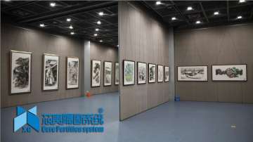 西安芯贵100型展览馆活动隔断