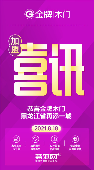 恭喜金牌木门黑龙江省再添一城