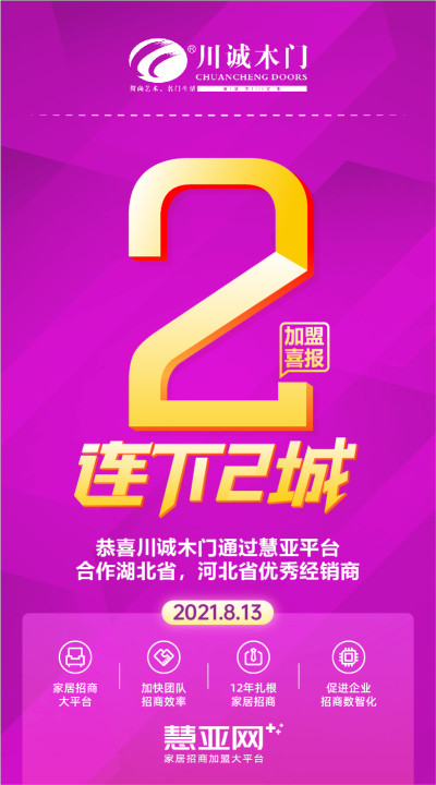 恭喜川诚木门合作湖北省，河北省优秀经销商