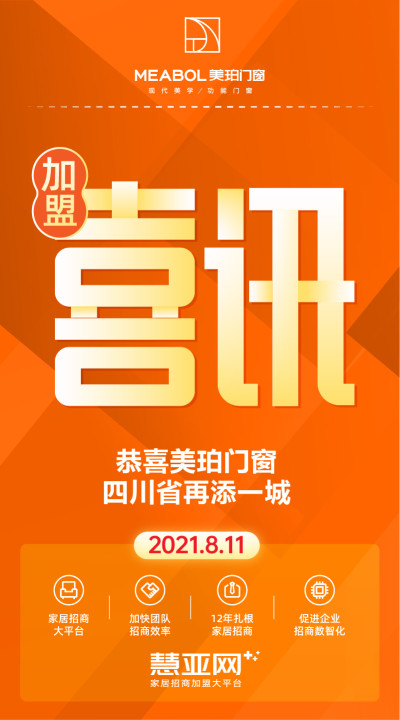 恭喜美珀门窗四川省再添一城