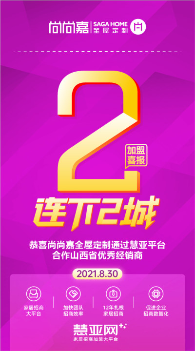 恭喜尚尚嘉全屋定制合作山西省优秀经销商