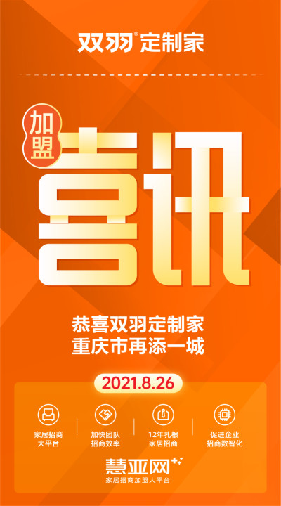恭喜双羽定制家重庆市再添一城
