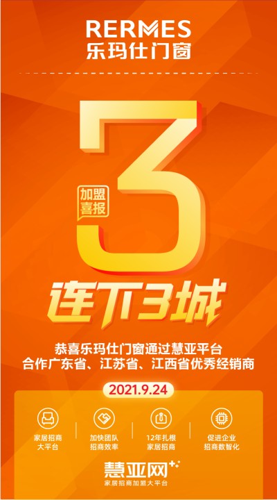 恭喜乐玛仕门窗广东省、江苏省、江西省合作优秀经销商