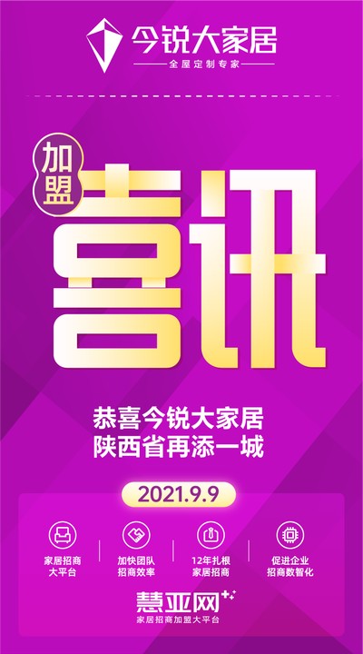 恭喜今锐大家居陕西省再添一城