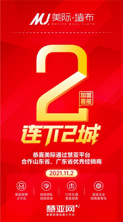 恭喜美际合作山东省、广东省优秀经销商