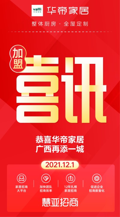 恭喜华帝家居广西再添一城