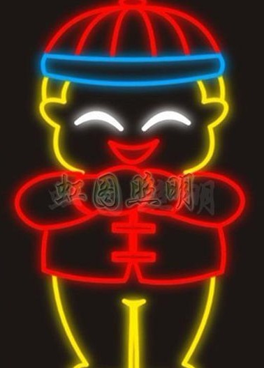 LED图案-金童玉女