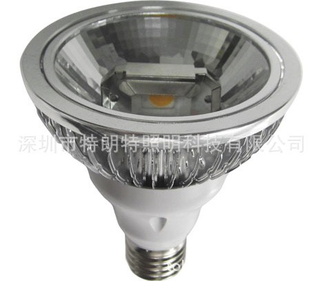 新款鳍片LED PAR30反光杯COB 射灯12W 可调光