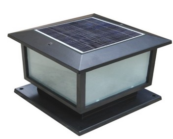LED太阳能柱头灯