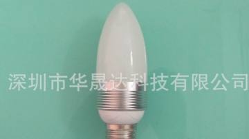 LED蜡烛灯3*1W外壳