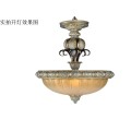 树脂铁艺新款半吊灯具
