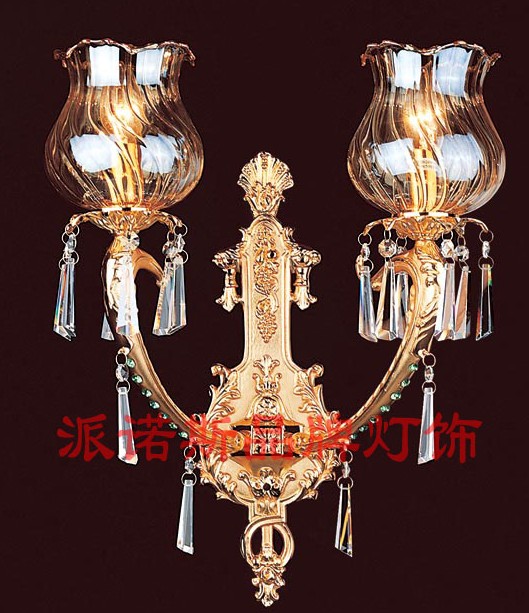 水晶蜡烛壁灯