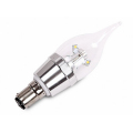 凯立明照明产品推荐-LED 蜡烛灯泡-4W B22 LED金色透明拉尾灯泡8颗三星SMD2323- KLM-X-Y315122