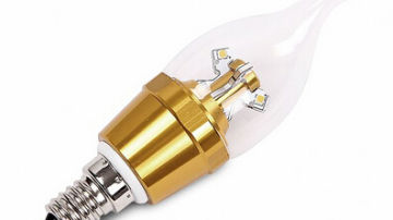 凯立明照明产品推荐-LED 蜡烛灯泡-4W B22 LED金色透明拉尾灯泡8颗三星SMD2323-KLM-X-J314122