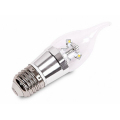凯立明照明产品推荐-LED 蜡烛灯泡-4W B22 LED金色透明拉尾灯泡8颗三星SMD2323- KLM-X-Y327122