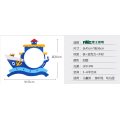 雷士照明led护眼创意儿童房吸顶灯 蓝色卡通轮船