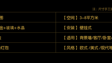 雷士led双头壁灯奢华金色