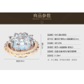 雷士照明走廊灯过道灯 欧式入户灯创意水晶花瓣吸顶灯