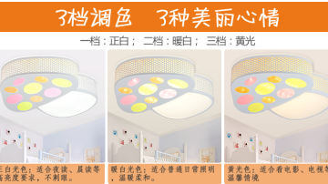 雷士led吸顶灯 儿童房卧室灯具护眼卡通灯