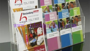 厂家专业生产订做亚克力宣传册展示架 有机玻璃广告展示盒