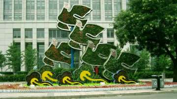 福建雕塑 创意景观树脂玻璃钢彩绘主题雕塑