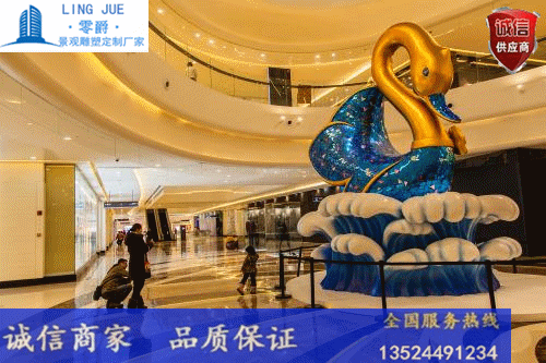 不锈钢天鹅雕塑-户外园林景观摆件-上海创意仿真动物景观定制