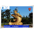 厂家直销龙头鱼身雕塑-水景喷泉鳌鱼雕塑定制