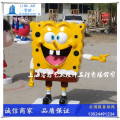 徐州卡通海绵宝宝雕塑-派大星-蟹老板雕塑组合