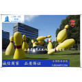 昆明大型保龄球雕塑-打高尔夫球人物雕塑