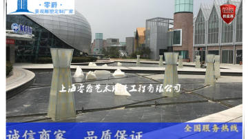 沈阳亚克力仿真冰山景观定制-滑冰世界广场冰山雕塑