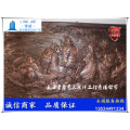 淮南八仙过海浮雕八仙雕塑人群图