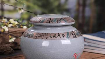 定做景德镇陶瓷茶叶罐