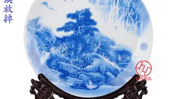 景德镇青花瓷盘定制