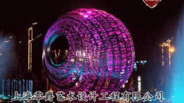 不锈钢直径5米球型透光雕塑圆形地球雕塑工厂