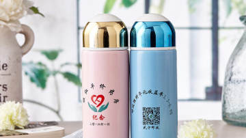 陶瓷保温杯定做，员工生日福利礼品杯子批发