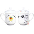 老兵退伍纪念品茶杯，战友聚会礼品杯子，陶瓷水杯定做厂