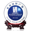 开业礼品瓷盘定制，企业开工纪念盘定做